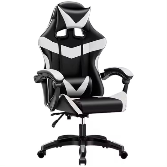 Gaming Chair for Desk, Office and Swivel Online Games. Comfortable Height Adjustable Gaming Chair, Ergonomic, Synthetic Leather. Gaming Racing Chair for Video Games and Office. It Is Ergonomic and with Modern Design (S001 7499 8499 Flash D7)