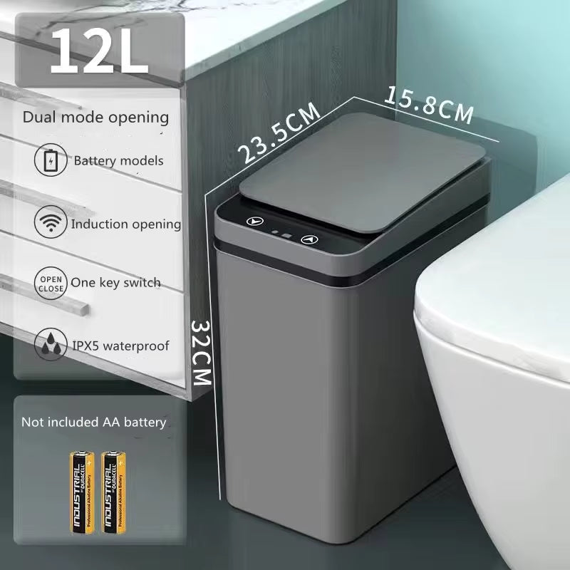 Xiaomi  Intelligent Trash Can Smart Sensor Dustbin 12L Electric Automatic Rubbish Can USB Waterproof Induction Garbage Bin