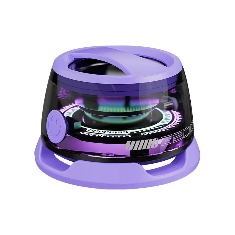 Portable Bluetooth Speaker HECATE G200 RGB Lighting Magnetic Speaker BT5.3 Mini Sound Box 7 Hours Playback Phone Holder