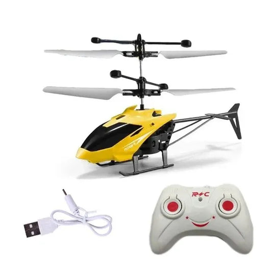 Rechargeable Mini RC Drone Remote Safe Fall-Resistant RC Helicopters Drone Children Toys