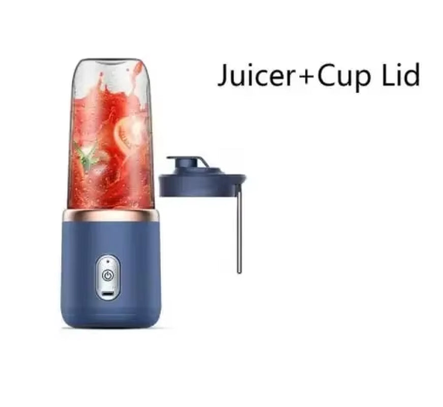 Portable Blender Bottle Electric 6 Blades Multifunction Juice Blender Fresh Juice Smoothie Blender Ice Crushcup Food Processor